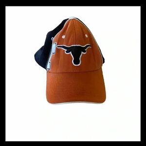 Texas Longhorns  Fitted Orange/ Black Cap Hat‎